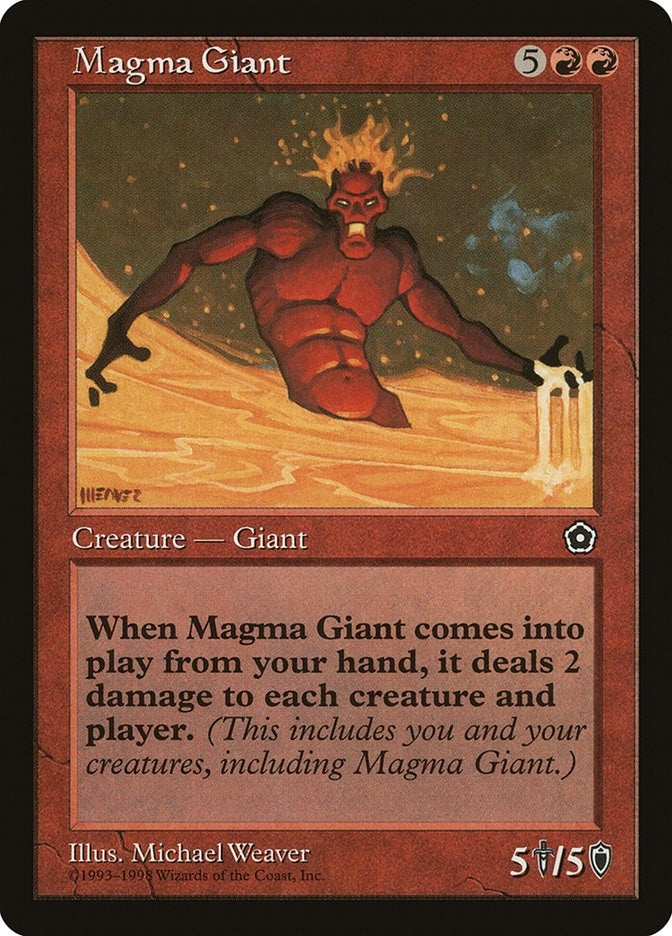 Image for Magma Giant (Portal Second Age) - Magic: The Gathering