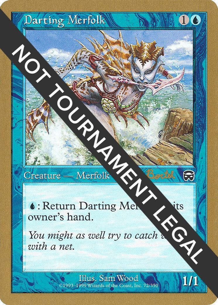 Image for Darting Merfolk - 2001 Alex Borteh (MMQ) (World Championship Decks) - Magic: The Gathering