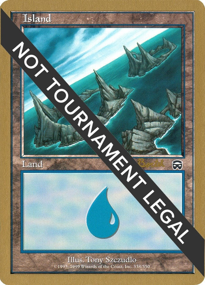Image for Island (338) - 2001 Alex Borteh (MMQ) (World Championship Decks) - Magic: The Gathering
