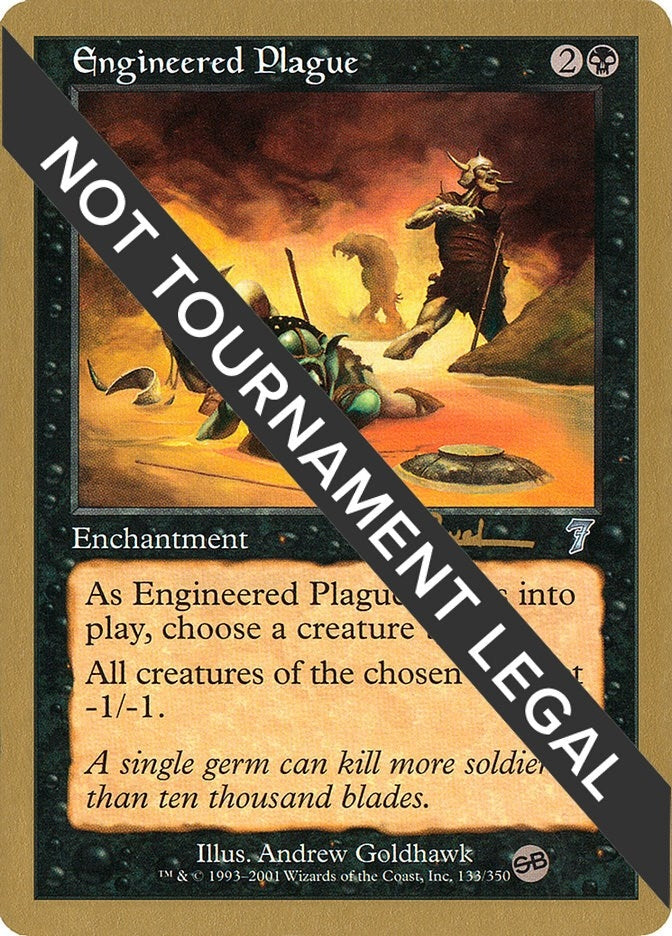 Image for Engineered Plague - 2001 Antoine Ruel (7ED) (SB) (World Championship Decks) - Magic: The Gathering