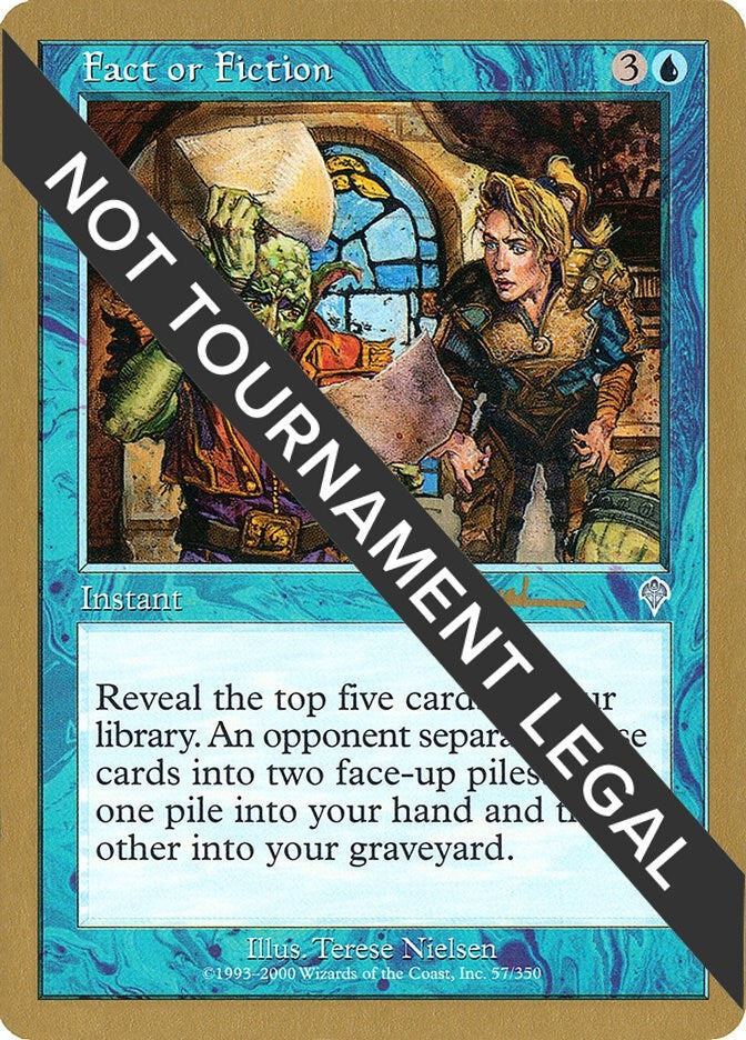 Image for Fact or Fiction - 2001 Antoine Ruel (INV) (World Championship Decks) - Magic: The Gathering