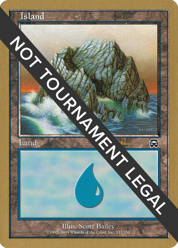 Image for Island (337) - 2001 Antoine Ruel (MMQ) (World Championship Decks) - Magic: The Gathering