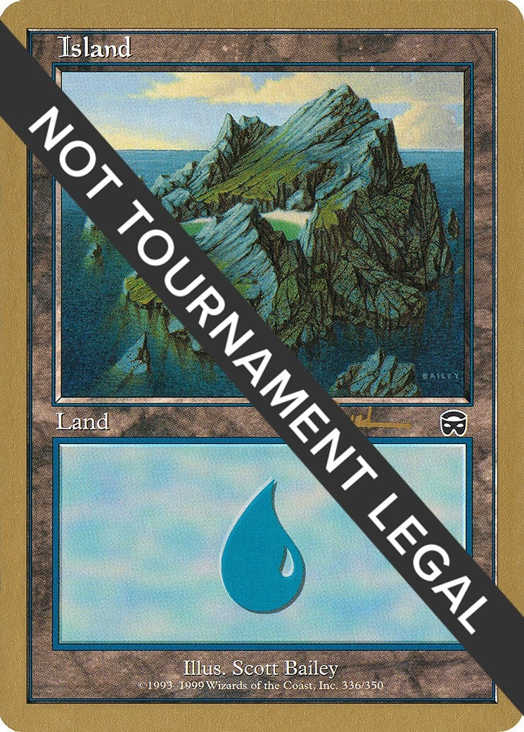 Image for Island (336) - 2001 Antoine Ruel (MMQ) (World Championship Decks) - Magic: The Gathering