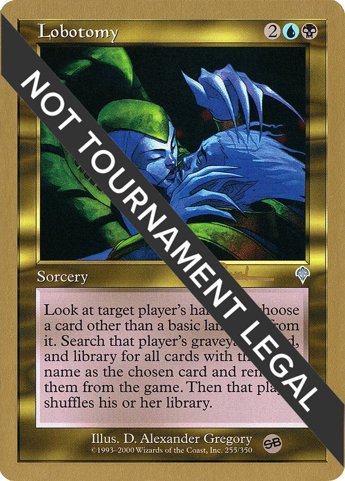Image for Lobotomy - 2001 Antoine Ruel (INV) (SB) (World Championship Decks) - Magic: The Gathering