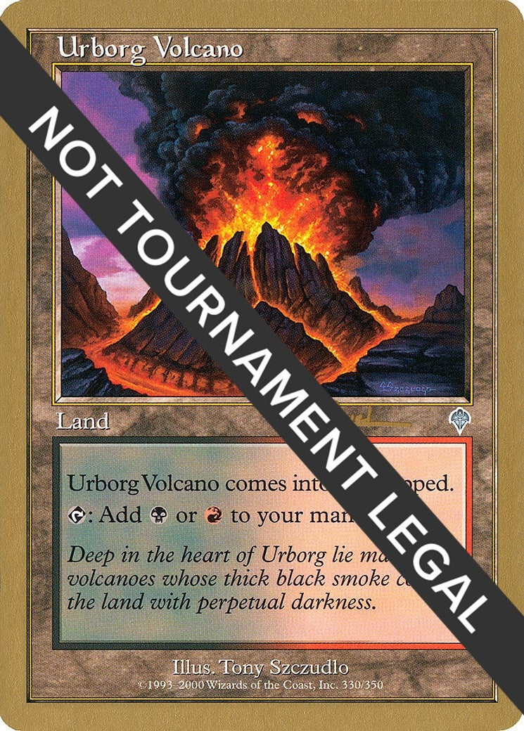 Image for Urborg Volcano - 2001 Antoine Ruel (INV) (World Championship Decks) - Magic: The Gathering