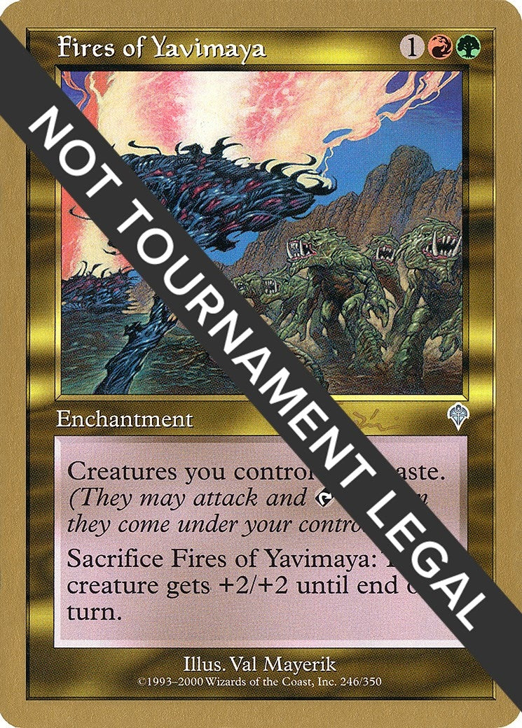 Image for Fires of Yavimaya - 2001 Jan Tomcani (INV) (World Championship Decks) - Magic: The Gathering