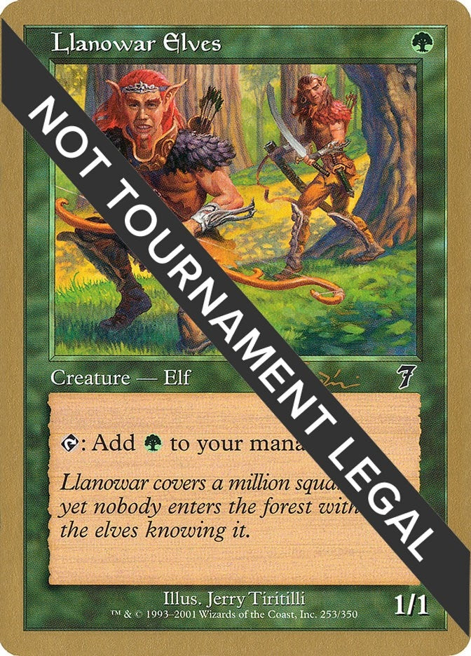 Image for Llanowar Elves - 2001 Jan Tomcani (7ED) (World Championship Decks) - Magic: The Gathering