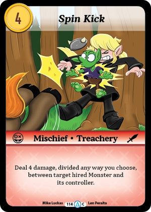 Image for Spin Kick (Season 1) (114) - Munchkin CCG