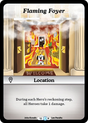Image for Flaming Foyer (Season 1) (12) - Munchkin CCG