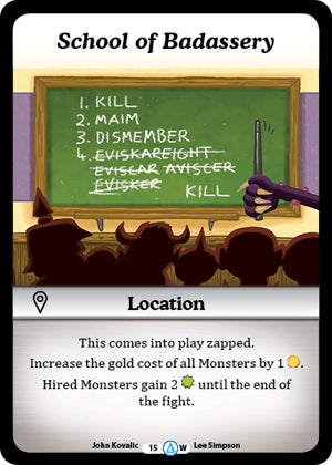 Image for School of Badassery (Season 1) (15) - Munchkin CCG