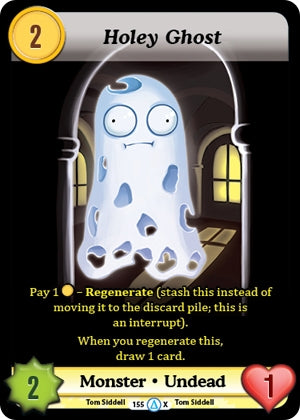 Image for Holey Ghost (Alt 1) (Season 1) (155) - Munchkin CCG
