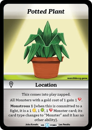 Image for Potted Plant (Promo) (Season 1) (305) - Munchkin CCG