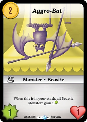 Image for Aggro-Bat (Season 1) (41) - Munchkin CCG