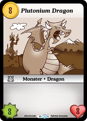 Image for Plutonium Dragon (Alt 1) (Season 1) (53) - Munchkin CCG