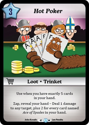 Image for Hot Poker (Season 1) (87) - Munchkin CCG