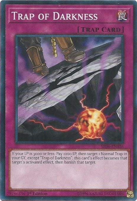 Image for Trap of Darkness (Structure Deck: Lair of Darkness) (SR06-EN036) - YuGiOh
