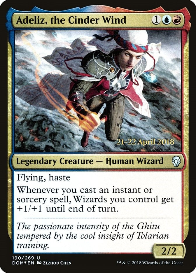 Image for Adeliz, the Cinder Wind (Prerelease Cards) (190) - Magic: The Gathering
