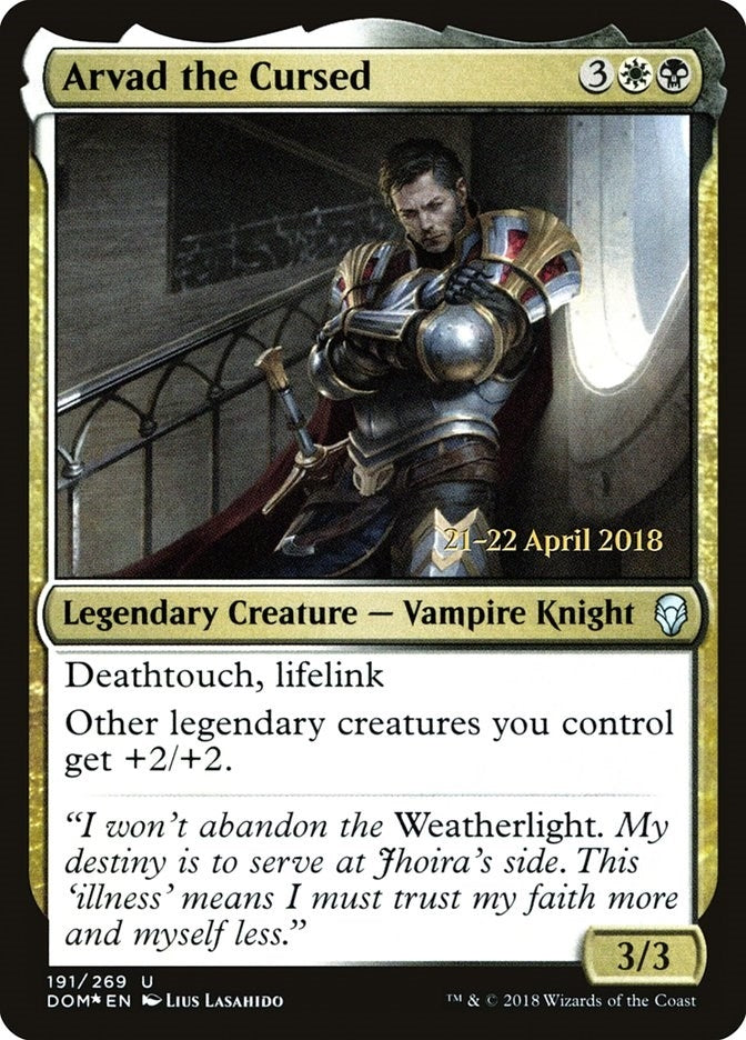 Image for Arvad the Cursed (Prerelease Cards) (191) - Magic: The Gathering