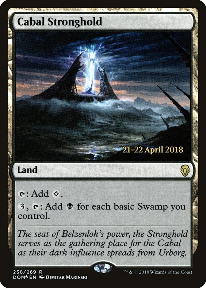 Image for Cabal Stronghold (Prerelease Cards) (238) - Magic: The Gathering