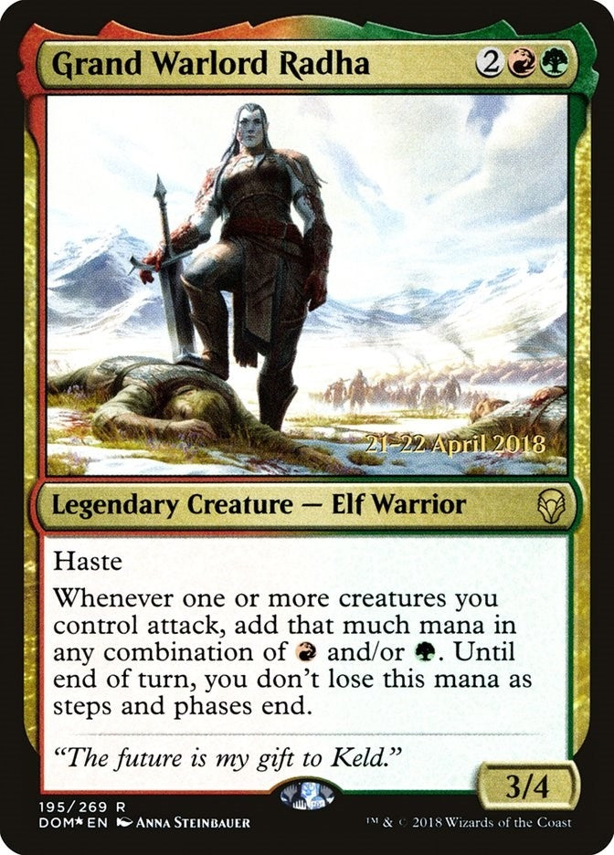 Image for Grand Warlord Radha (Prerelease Cards) (195) - Magic: The Gathering