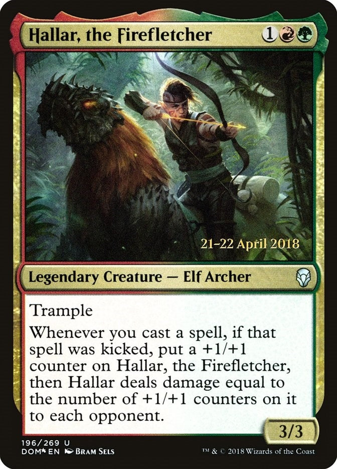 Image for Hallar, the Firefletcher (Prerelease Cards) (196) - Magic: The Gathering