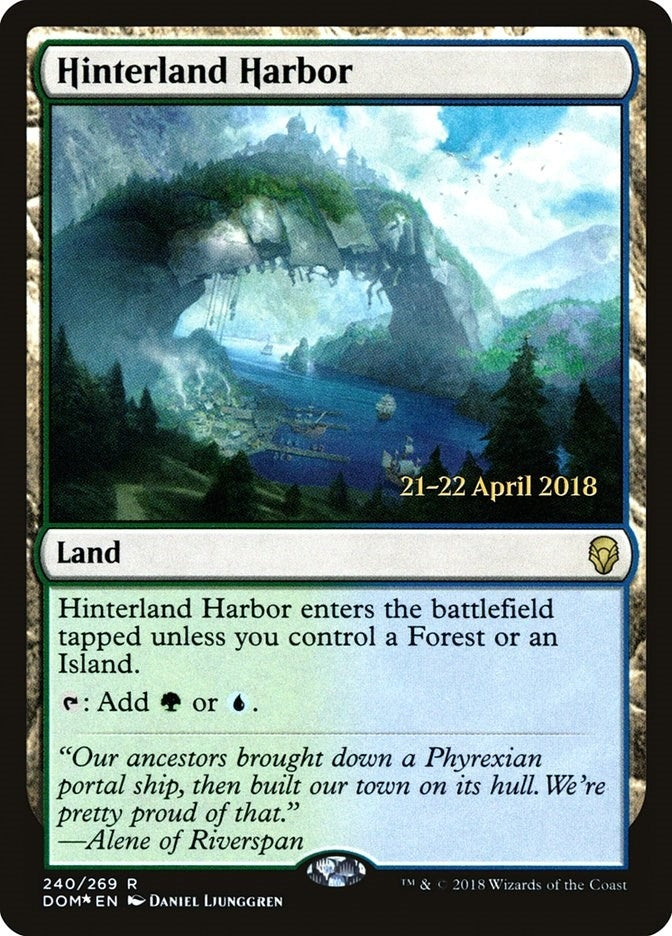 Image for Hinterland Harbor (Prerelease Cards) (240) - Magic: The Gathering