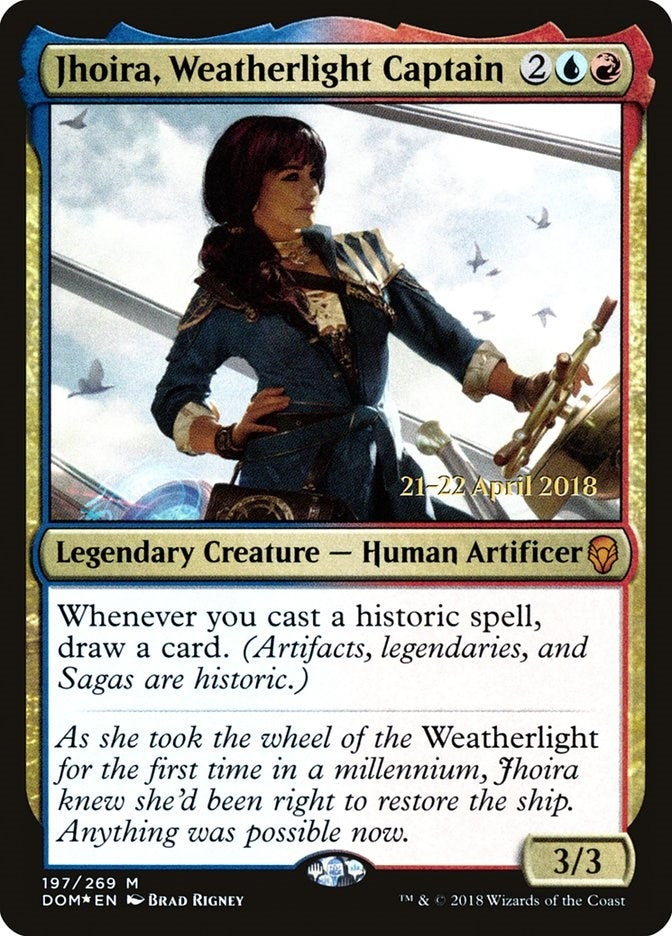 Image for Jhoira, Weatherlight Captain (Prerelease Cards) (197) - Magic: The Gathering