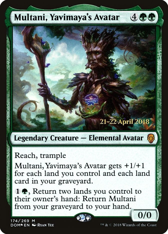 Image for Multani, Yavimaya's Avatar (Prerelease Cards) (174) - Magic: The Gathering