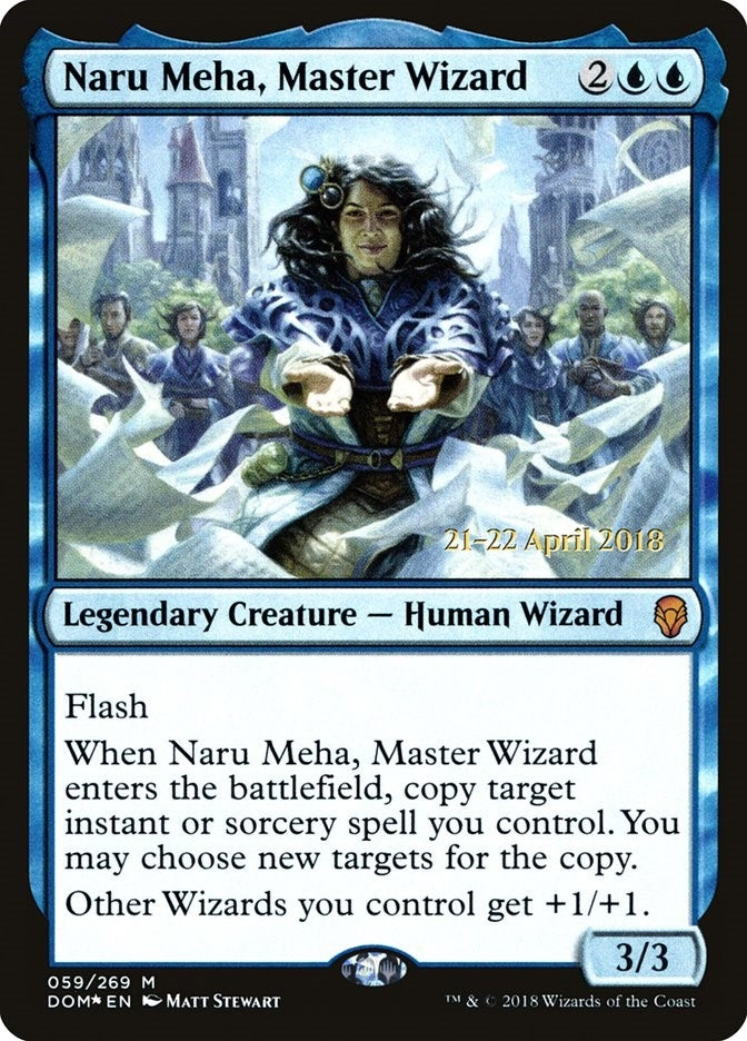 Image for Naru Meha, Master Wizard (Prerelease Cards) (59) - Magic: The Gathering