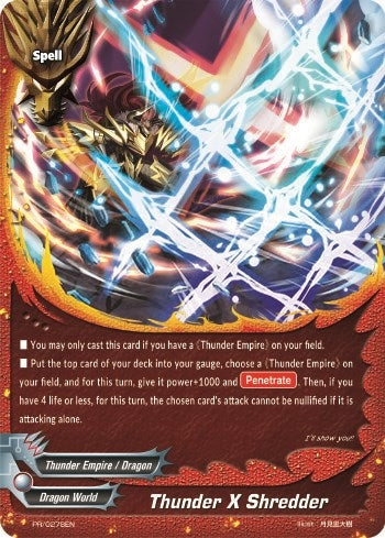 Image for Thunder X Shredder (Promo Cards) (PR/0278EN) - Future Card BuddyFight