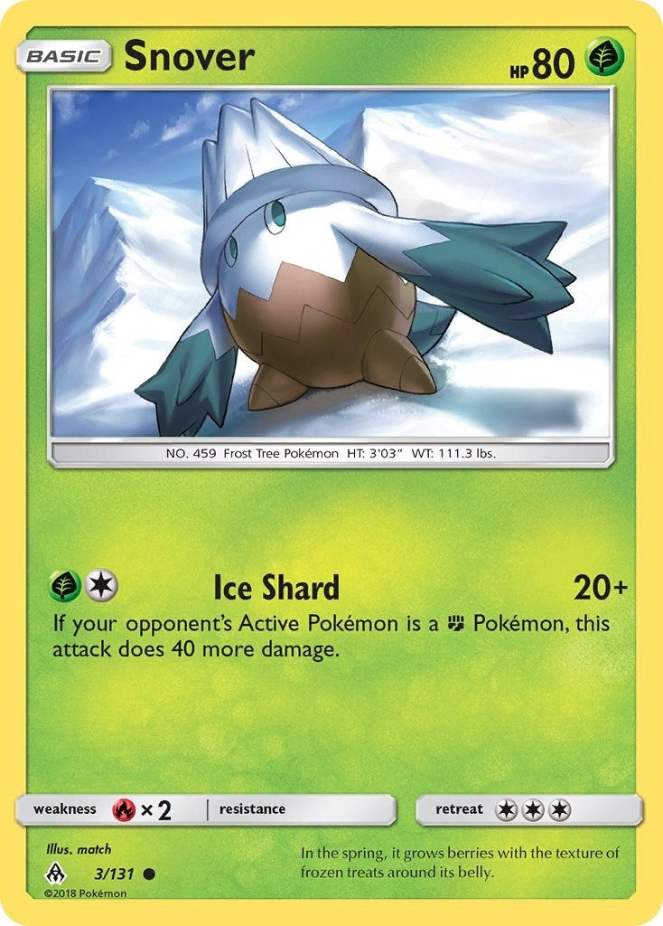 Image for Snover (SM - Forbidden Light) (3/131) - Pokemon