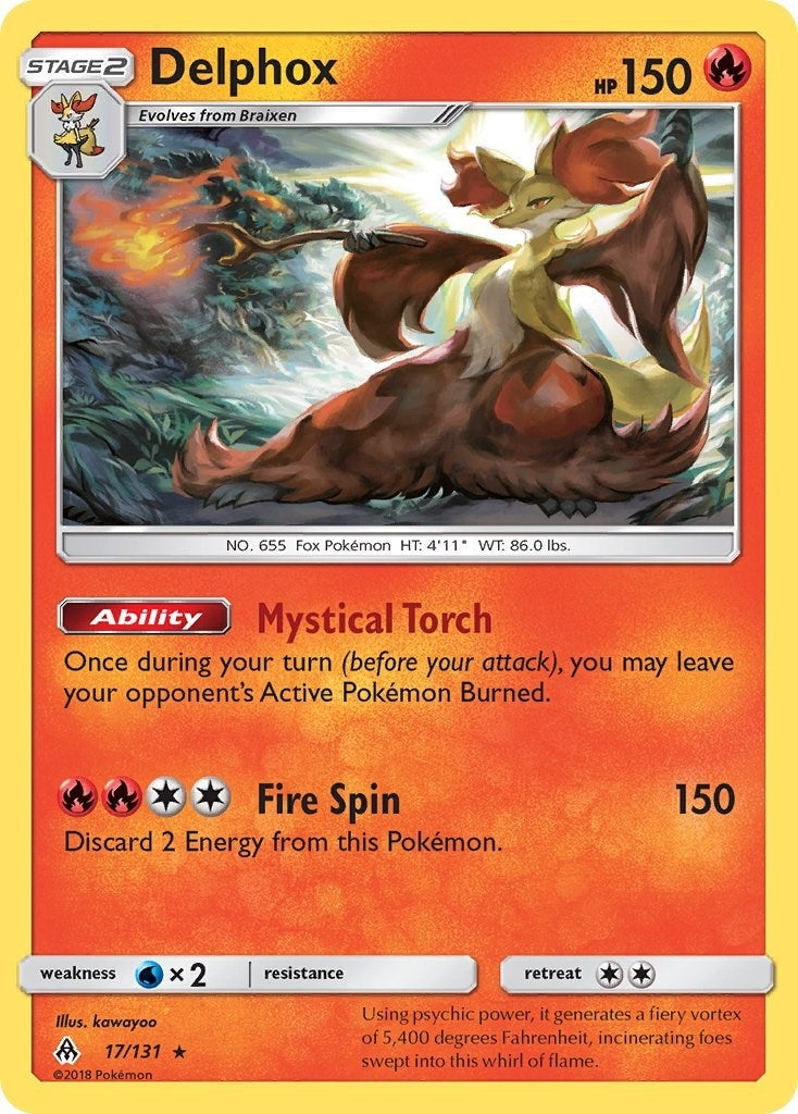 Image for Delphox (SM - Forbidden Light) (17/131) - Pokemon