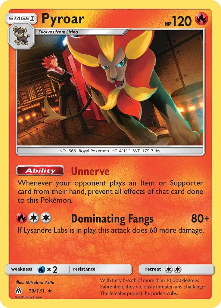 Image for Pyroar (SM - Forbidden Light) (19/131) - Pokemon