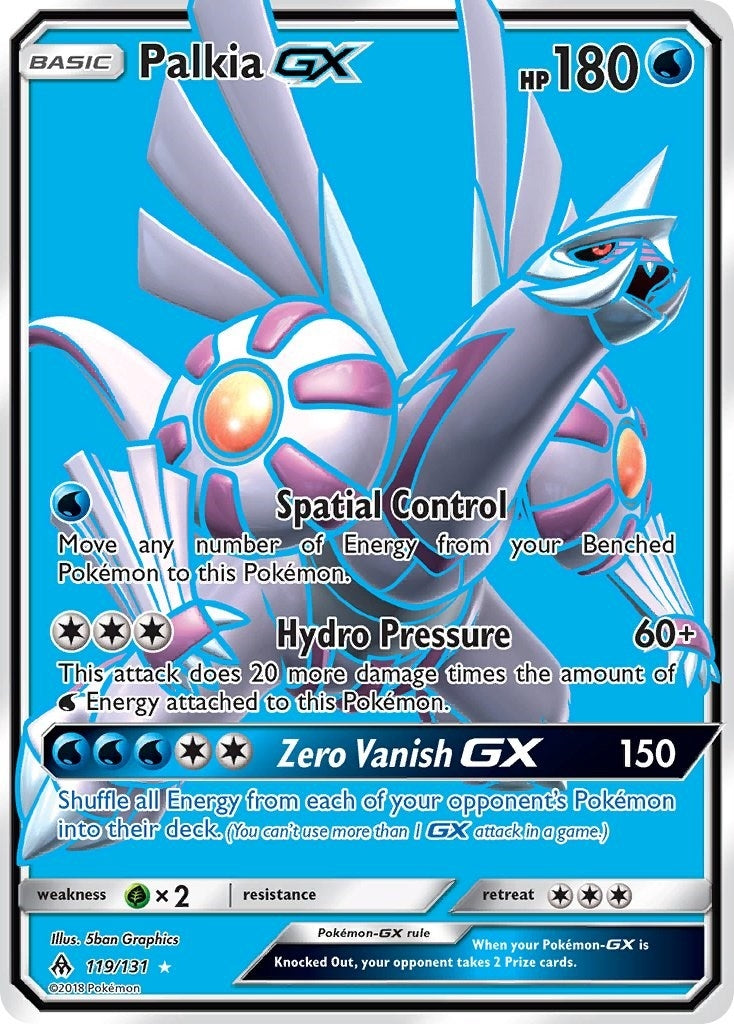 Image for Palkia GX (Full Art) (SM - Forbidden Light) (119/131) - Pokemon