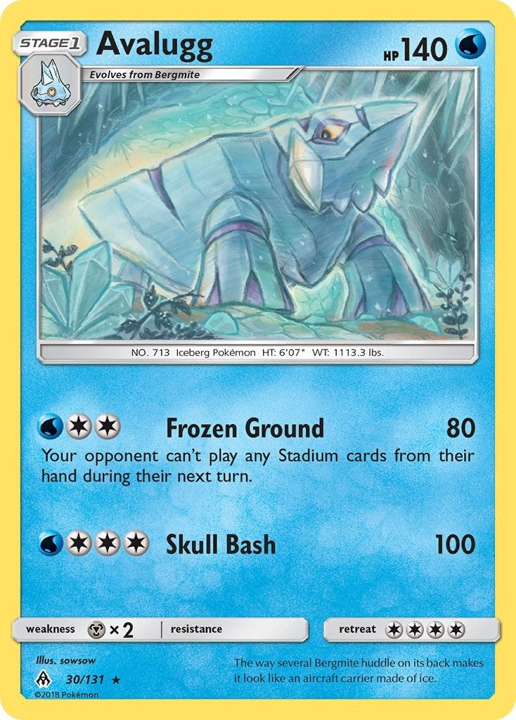 Image for Avalugg (SM - Forbidden Light) (30/131) - Pokemon