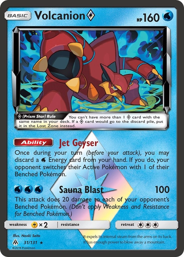 Image for Volcanion Prism Star (SM - Forbidden Light) (31/131) - Pokemon