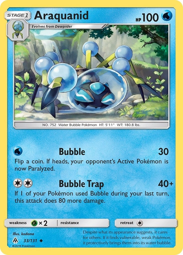 Image for Araquanid (SM - Forbidden Light) (33/131) - Pokemon