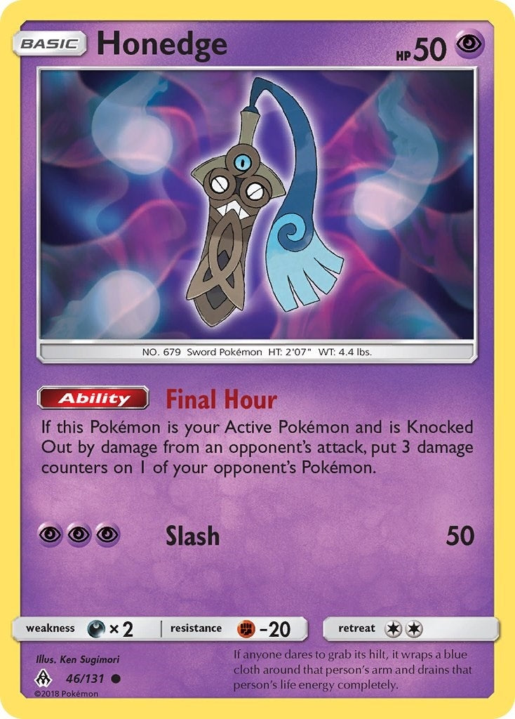 Image for Honedge (46) (SM - Forbidden Light) (46/131) - Pokemon