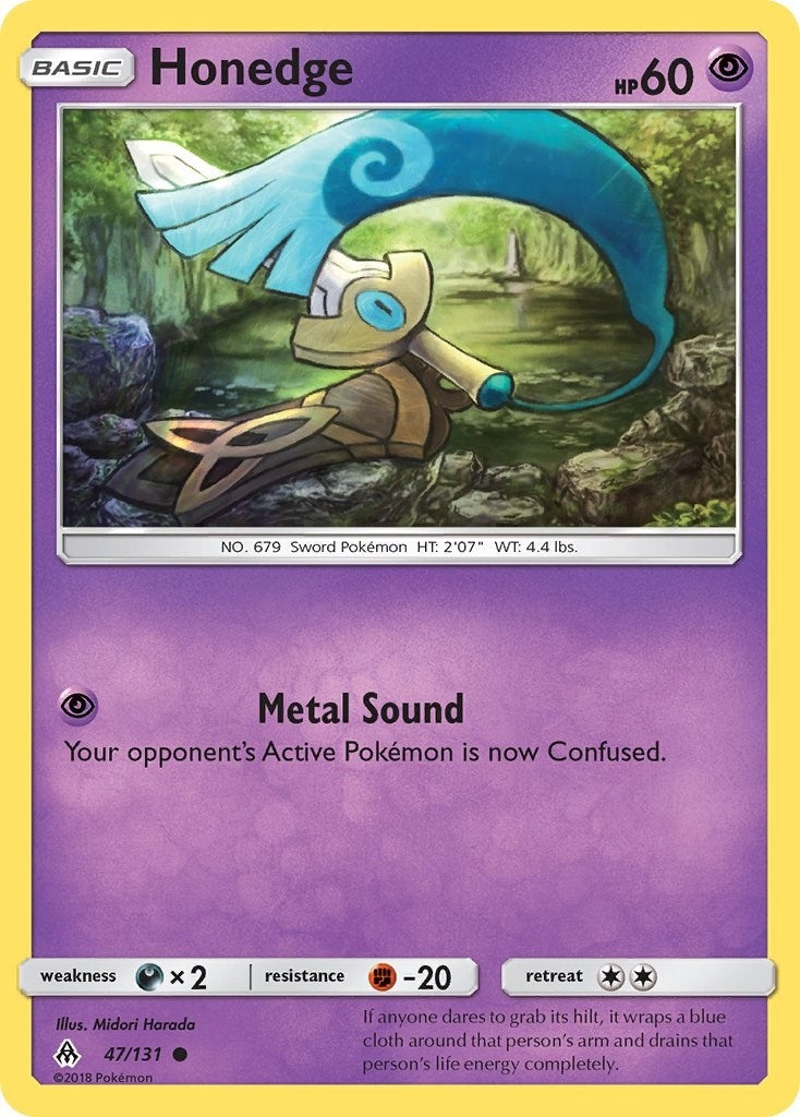 Image for Honedge (47) (SM - Forbidden Light) (47/131) - Pokemon