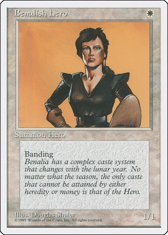 Image for Benalish Hero (Fourth Edition) - Magic: The Gathering