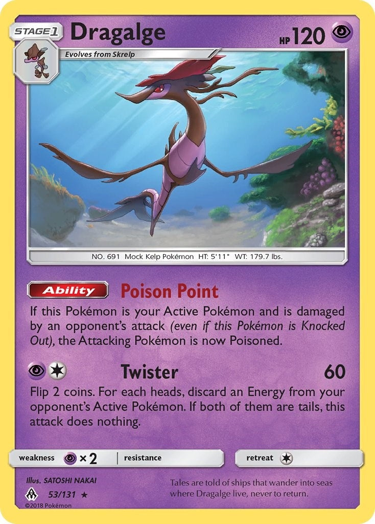 Image for Dragalge (SM - Forbidden Light) (53/131) - Pokemon