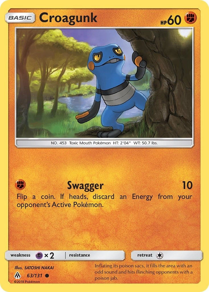 Image for Croagunk (SM - Forbidden Light) (63/131) - Pokemon