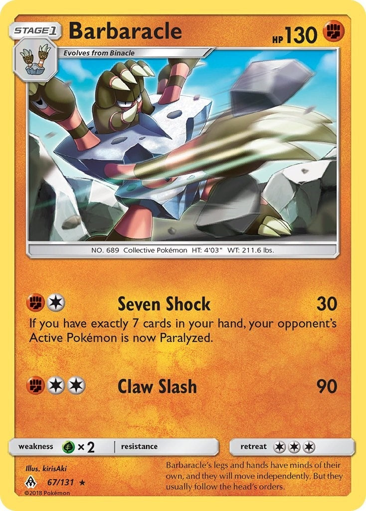 Image for Barbaracle (SM - Forbidden Light) (67/131) - Pokemon