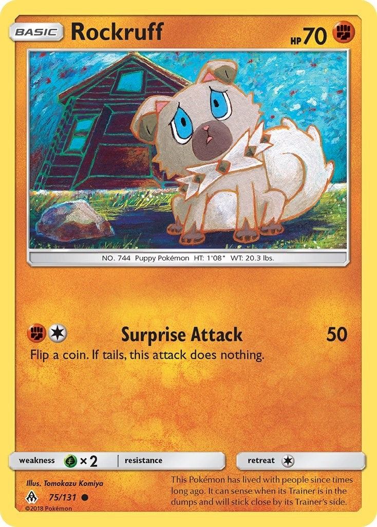 Image for Rockruff (SM - Forbidden Light) (75/131) - Pokemon