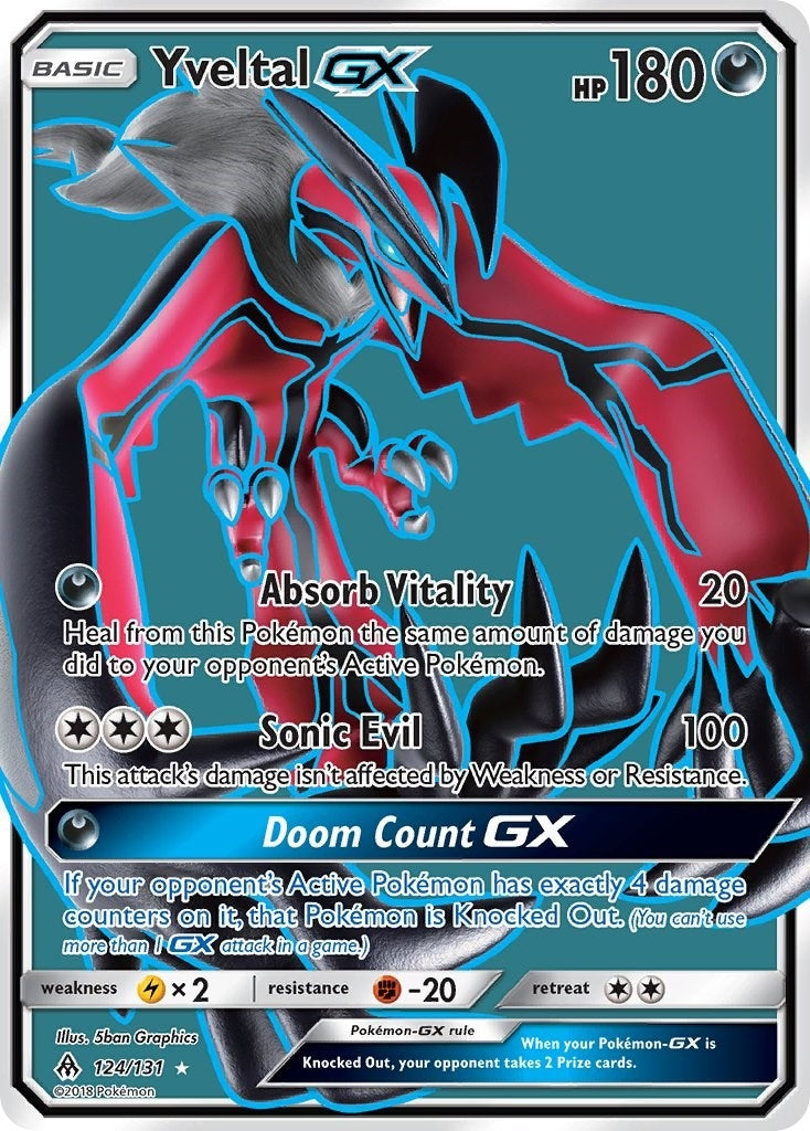 Image for Yveltal GX (Full Art) (SM - Forbidden Light) (124/131) - Pokemon