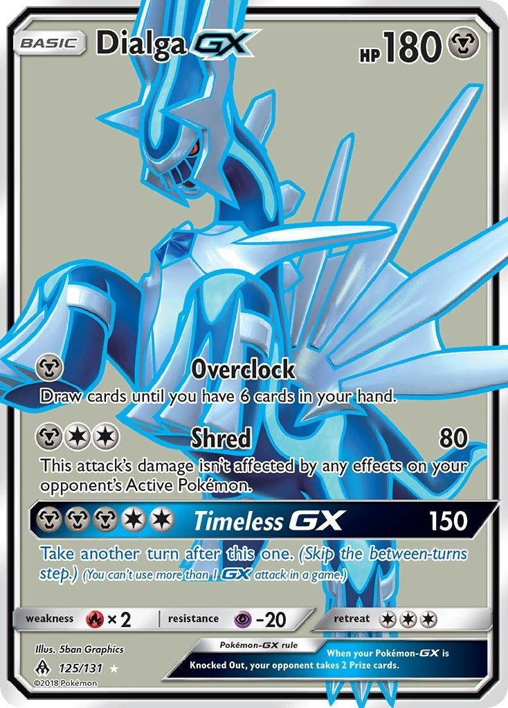 Image for Dialga GX (Full Art) (SM - Forbidden Light) (125/131) - Pokemon