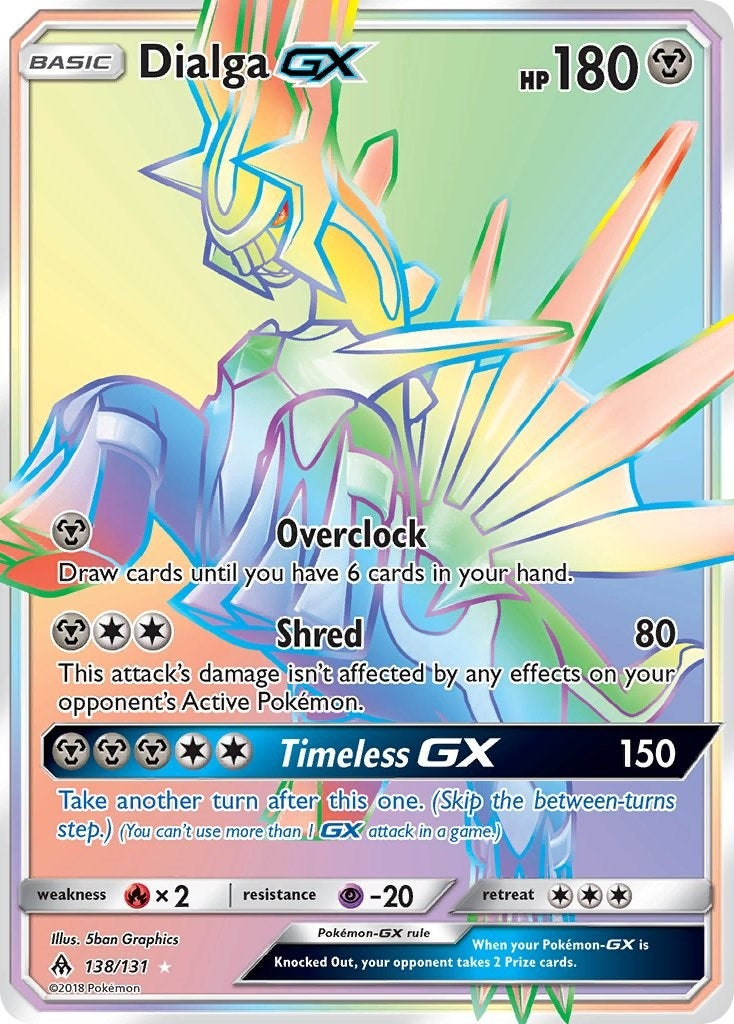 Image for Dialga GX (Secret) (SM - Forbidden Light) (138/131) - Pokemon