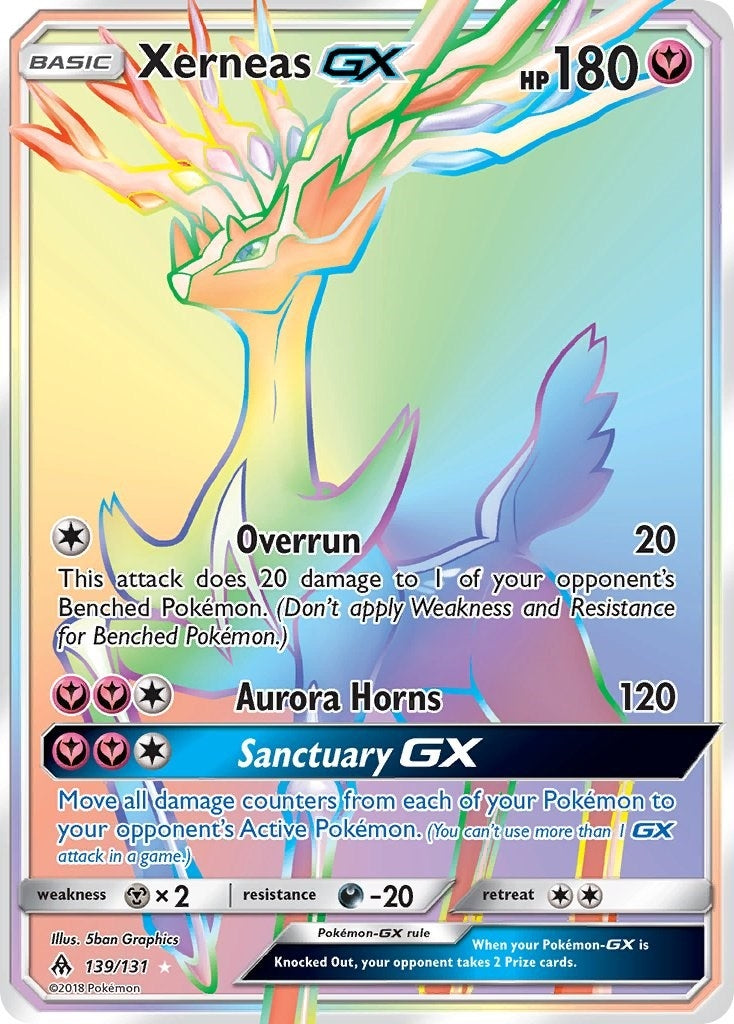 Image for Xerneas GX (Secret) (SM - Forbidden Light) (139/131) - Pokemon