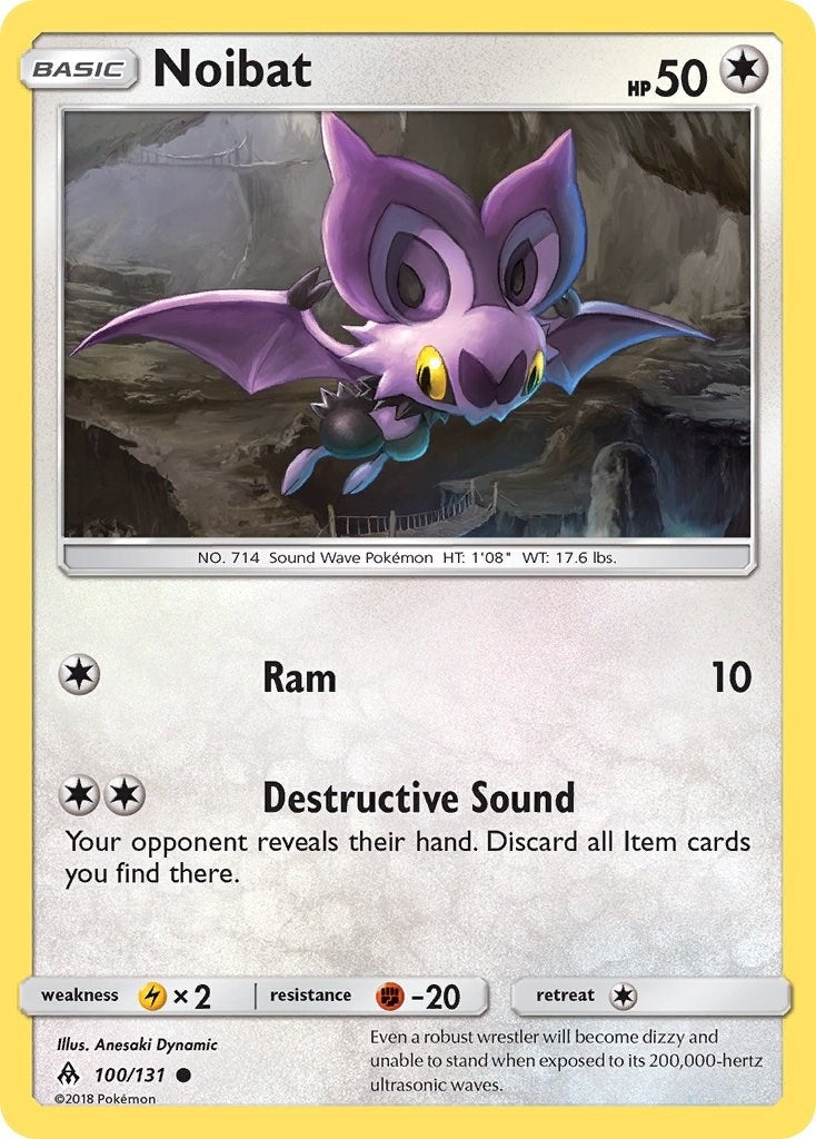 Image for Noibat (SM - Forbidden Light) (100/131) - Pokemon