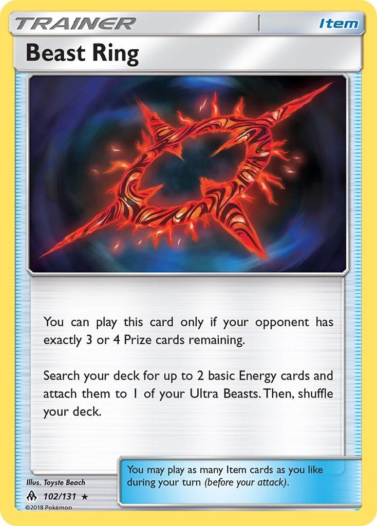 Image for Beast Ring (SM - Forbidden Light) (102/131) - Pokemon